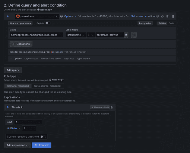 Grafana Alert